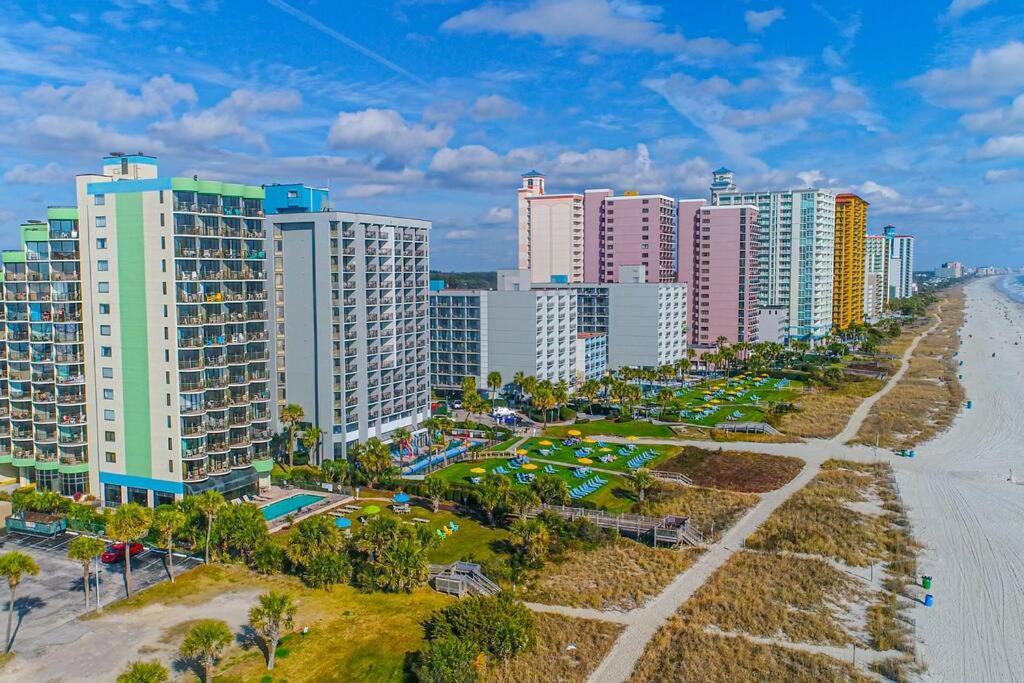 Ocean View Condo On The Beach! Myrtle Beach Bagian luar foto