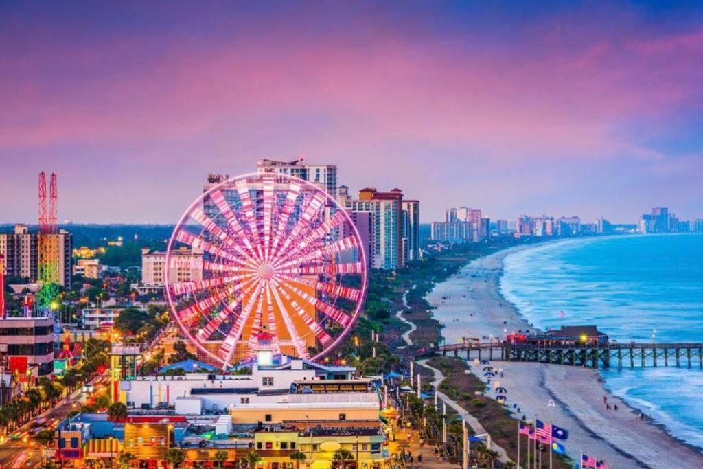 Ocean View Condo On The Beach! Myrtle Beach Bagian luar foto